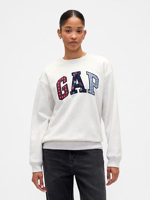 Womens' Gap Logo Sweatshirt Pale Grey Heather