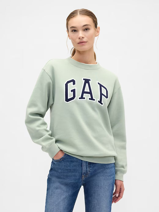 Womens' Gap Logo Sweatshirt Desert Sage Green