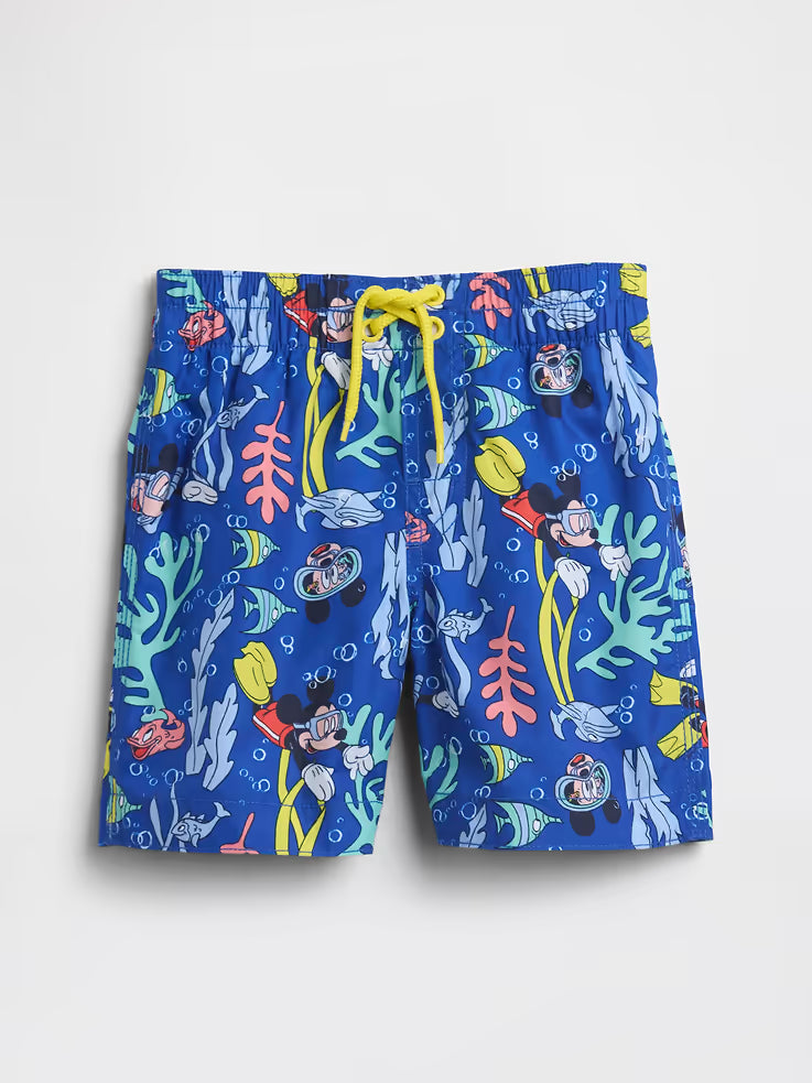 babyGap × Disney Swim Trunks-Admiral Blue Mickey