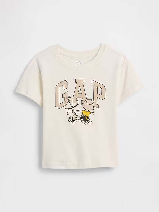 babyGap Peanuts Graphic T-Shirt-New Off White Snoopy Charlie Brown