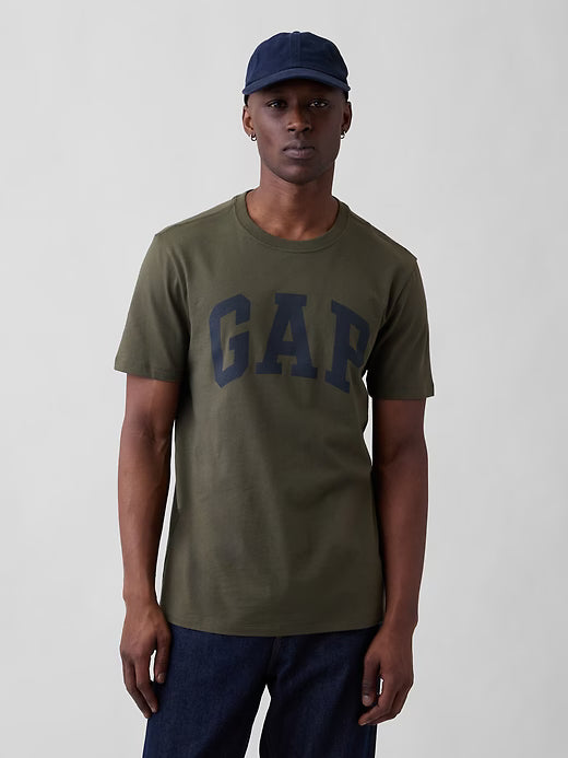 Everyday Soft Gap Logo T-Shirt-Black Moss