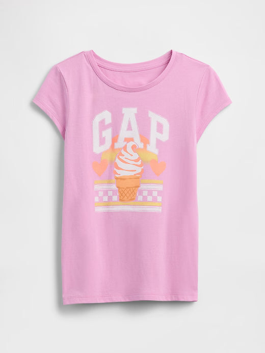 Gap Kids Graphic T-Shirt-Sugar Pink Selected Sugar pink.