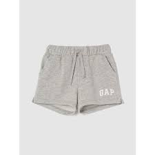 babyGap × Disney Print Pull-On Shorts-Gray And White Marl