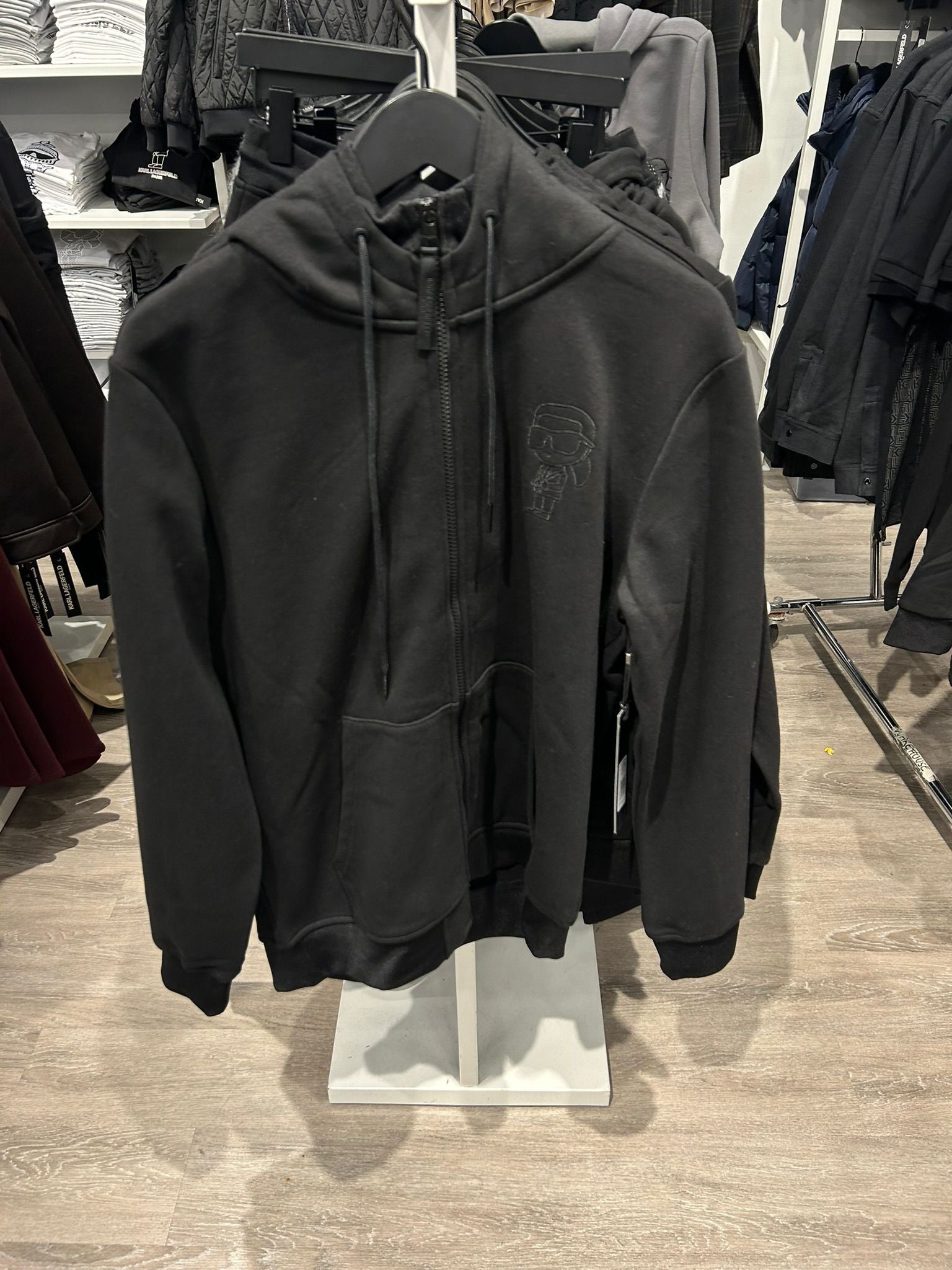 MENS' KARL EMOJI HOODIE Black