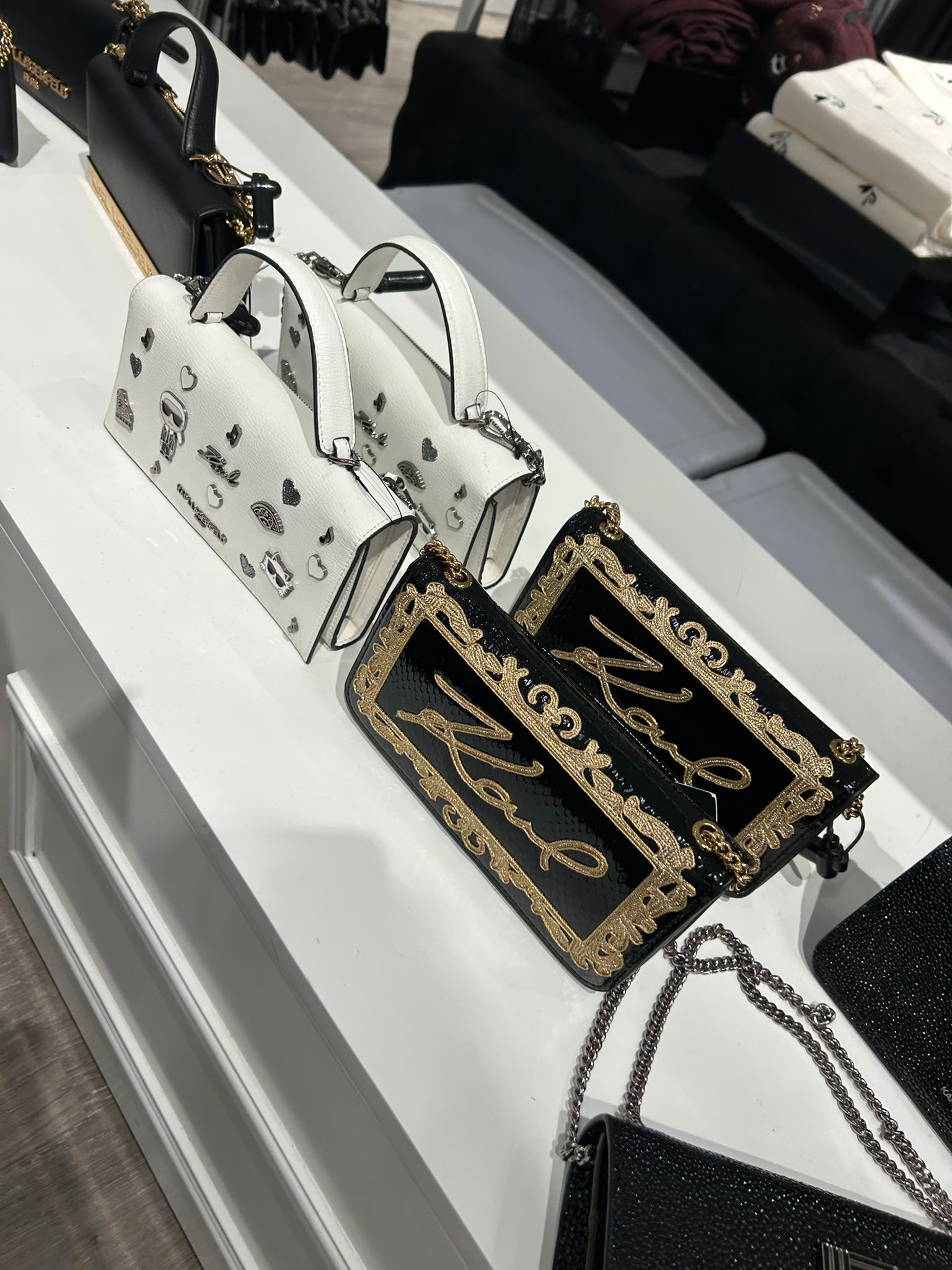 Karl Lagerfeld Paris Womens' KOSETTE KARL SHOULDER BAG