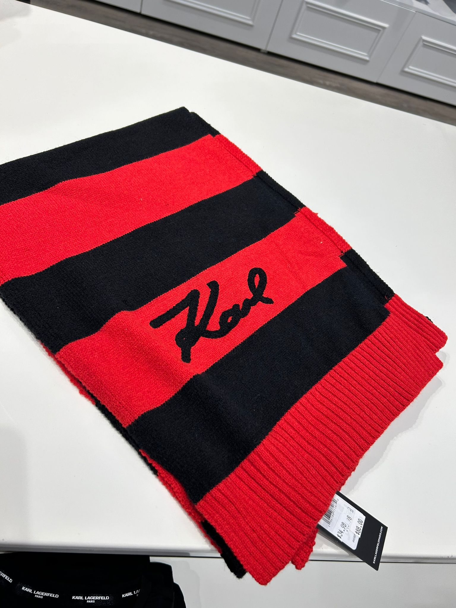 Karl Womens' RUGBY STRIPE SCARF