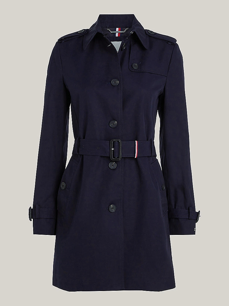 Womens' Tommy Hilfiger Single Breasted Trench Coat