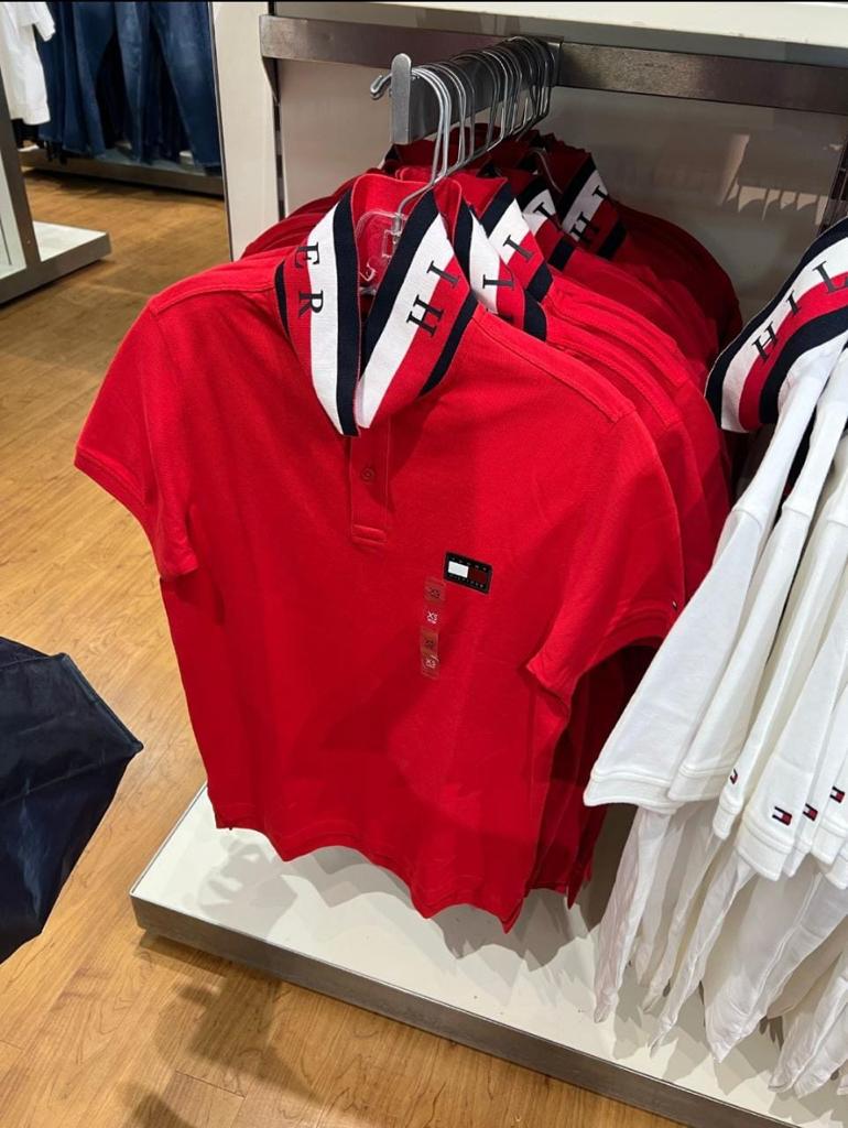 Mens' Tommy Hilfiger Under Collar Slim Polo Shirt/