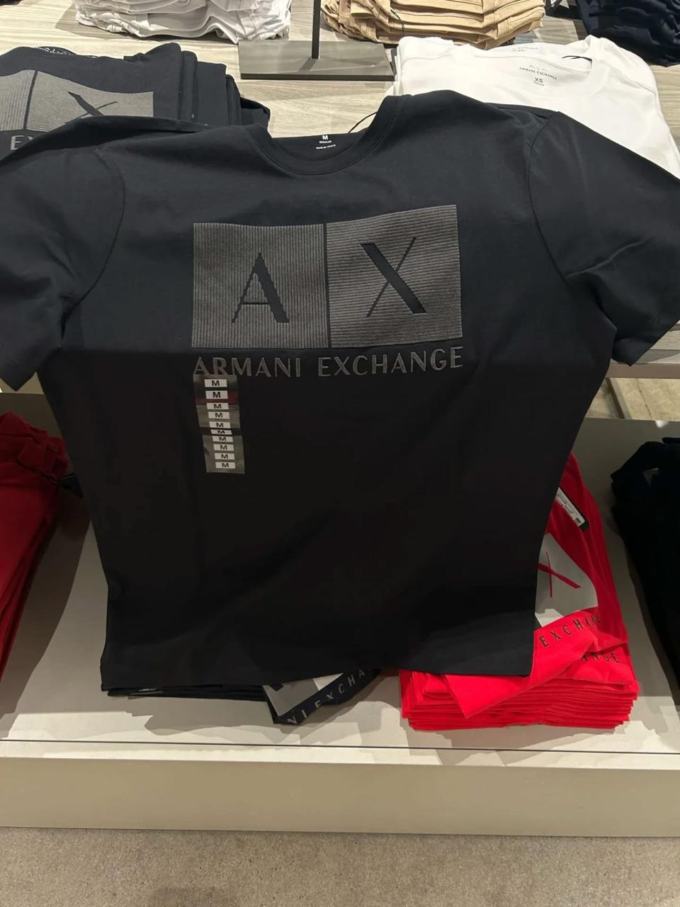 A|X Armani Exchange Men's Regular-Fit Cotton Jersey