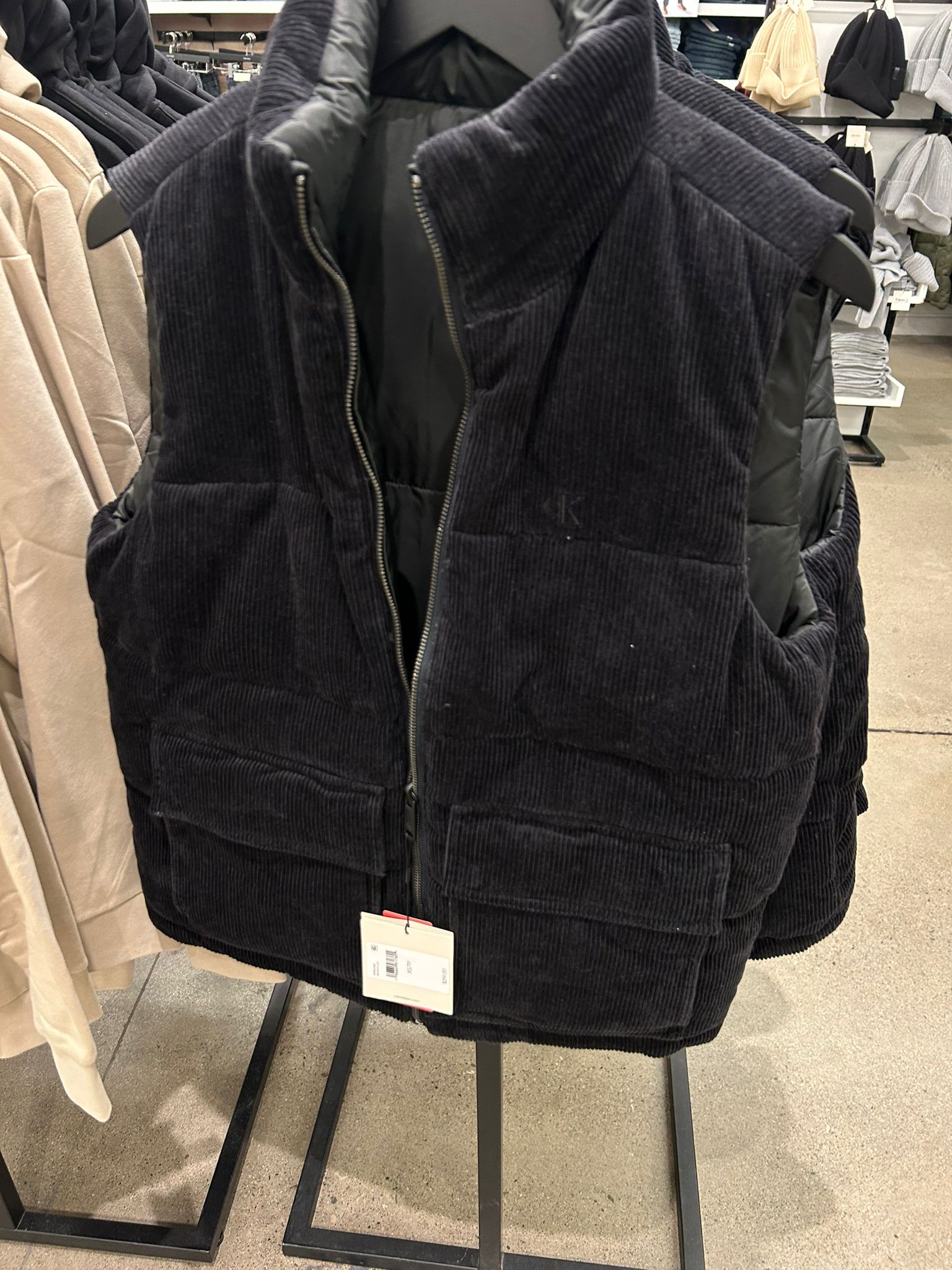 Calvin Klein Mens' Puffer Vest dark sapphire