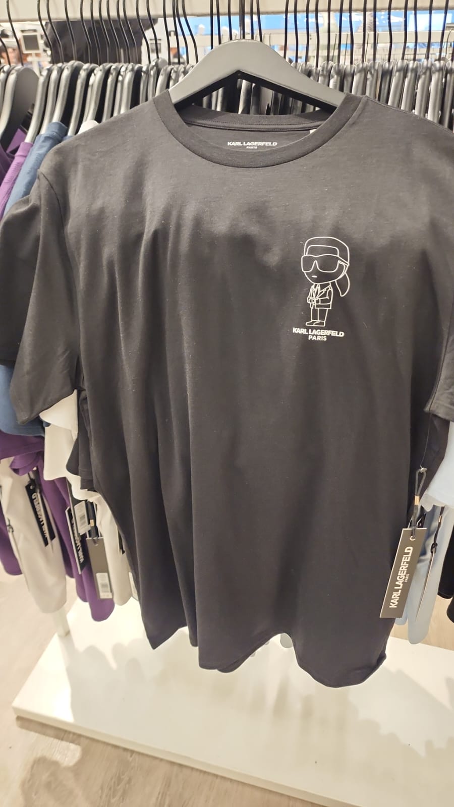 Karl Lagerfeld Paris Mens' MINI KARL LOGO TEE