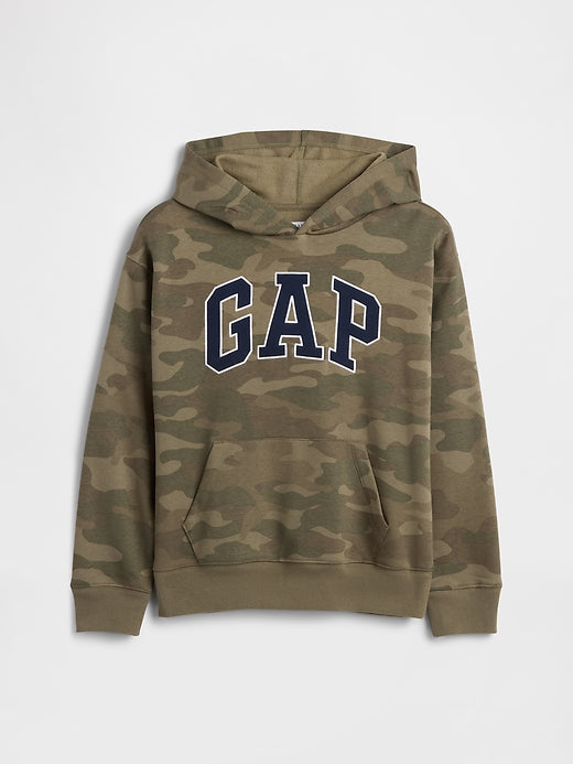 GapBoys Relaxed Gap Logo Camo Hoodie