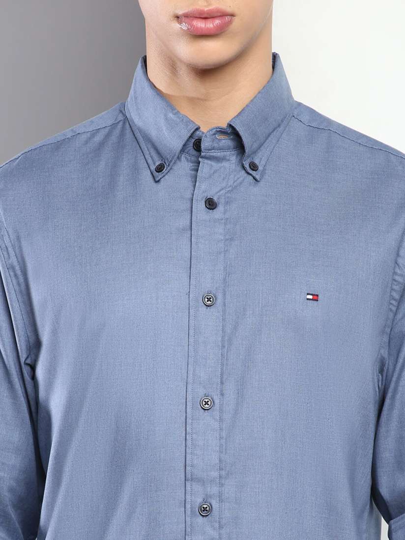 Tommy Hilfiger Men Casual Cotton Shirt