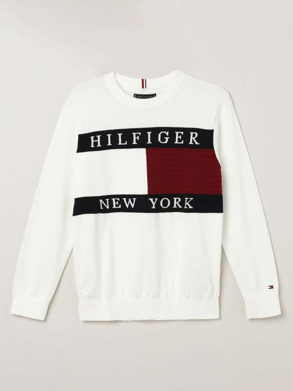 Tommy Hilfiger Boys Typography Printed Pullover