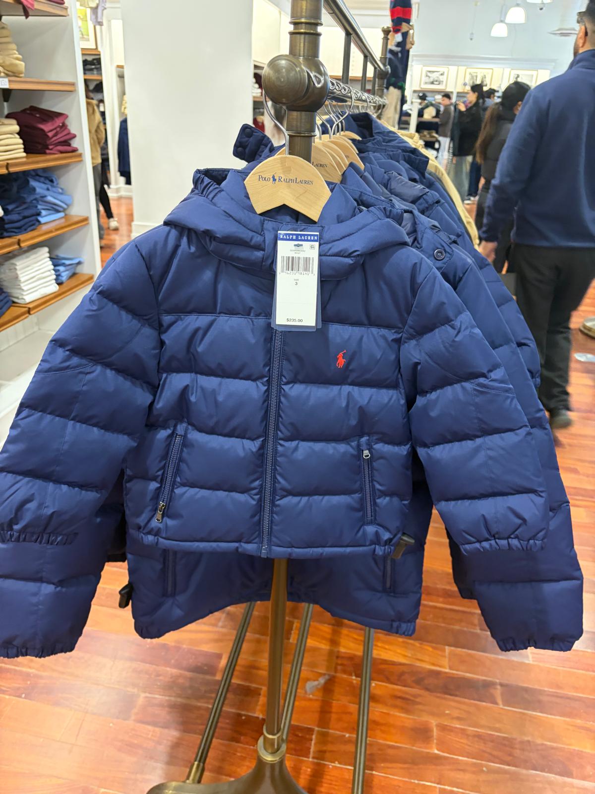 Ralph Lauren The Gorham Down Hooded Boy Jacket - Newport Navy