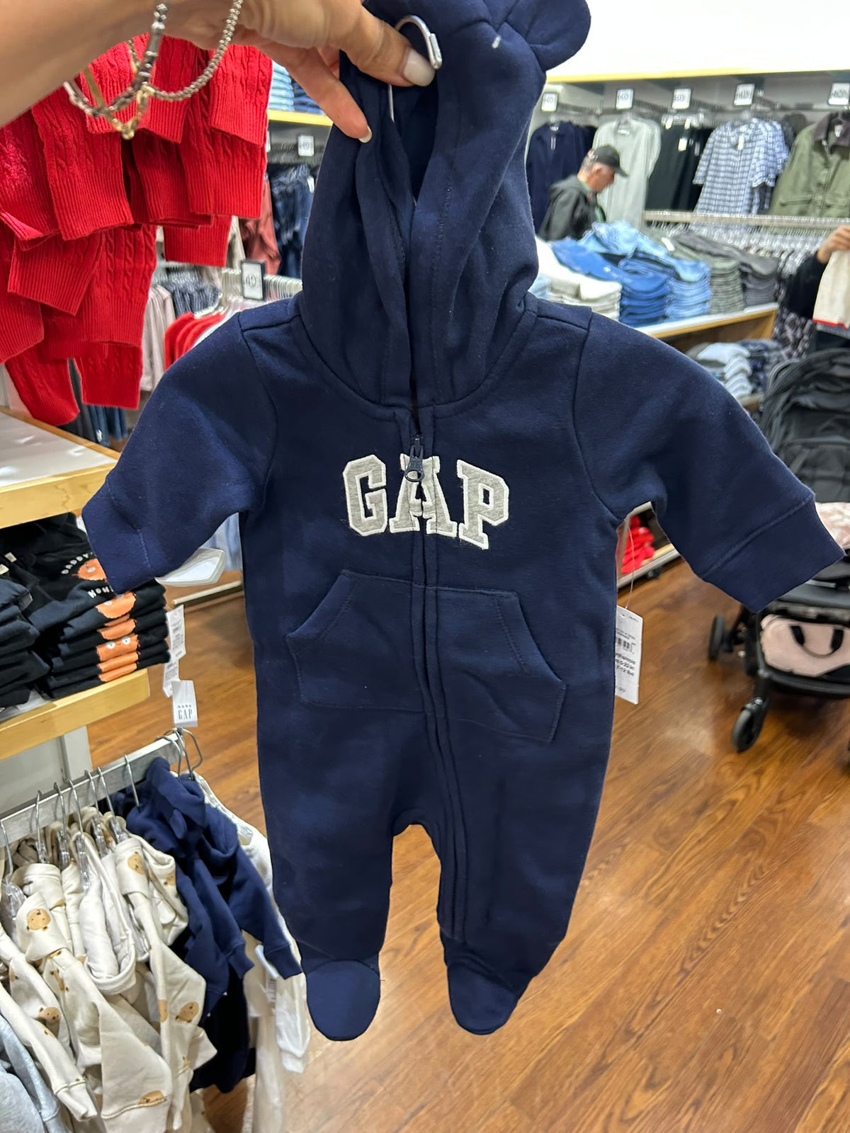 Gap Baby Gap Logo Boys and Girls One-Piece - Tapestry Navy