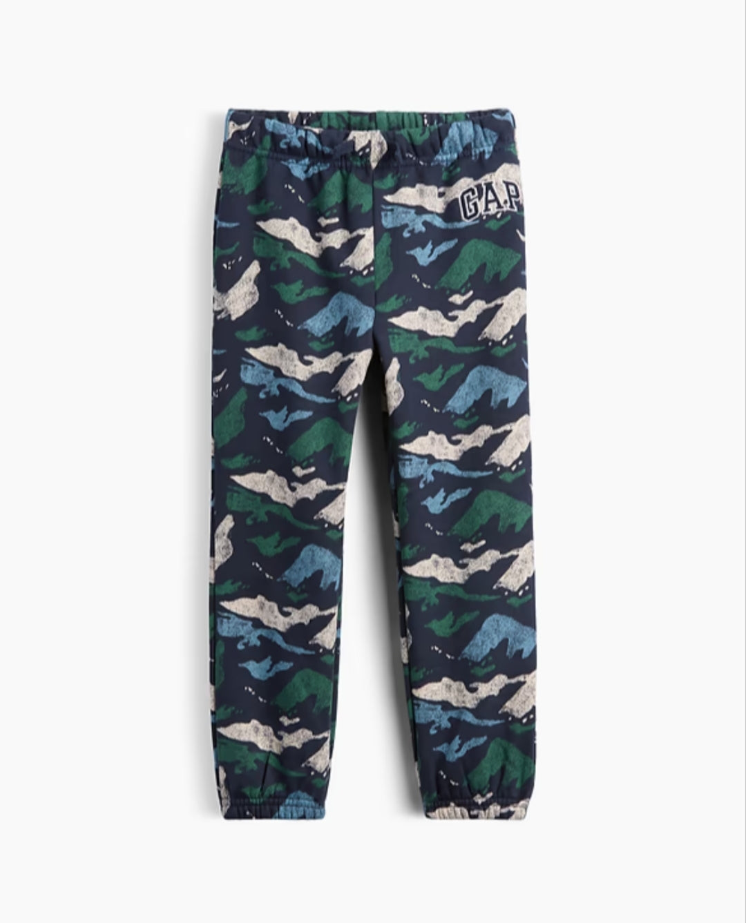 Gap babyGap Relaxed Pull-On Logo Men Joggers - Tapestry Navy Multi