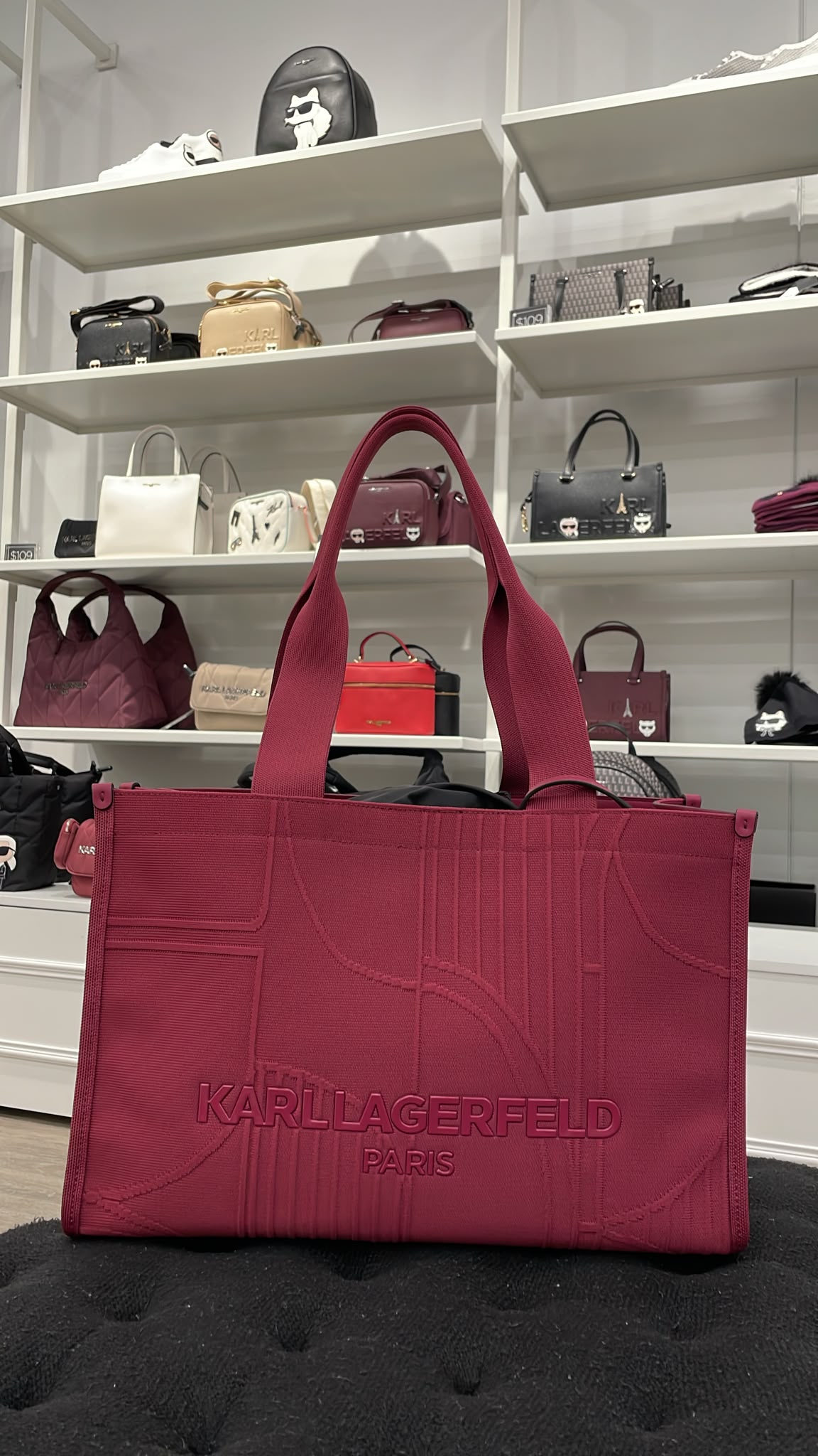 Karl KRISTINA LARGE Women TOTE-Currant