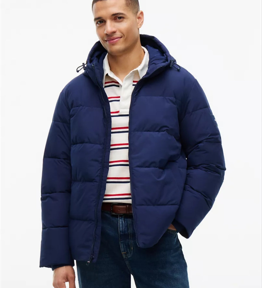 Tommy Waterproof Puffer Men Jacket - Carbon Navy