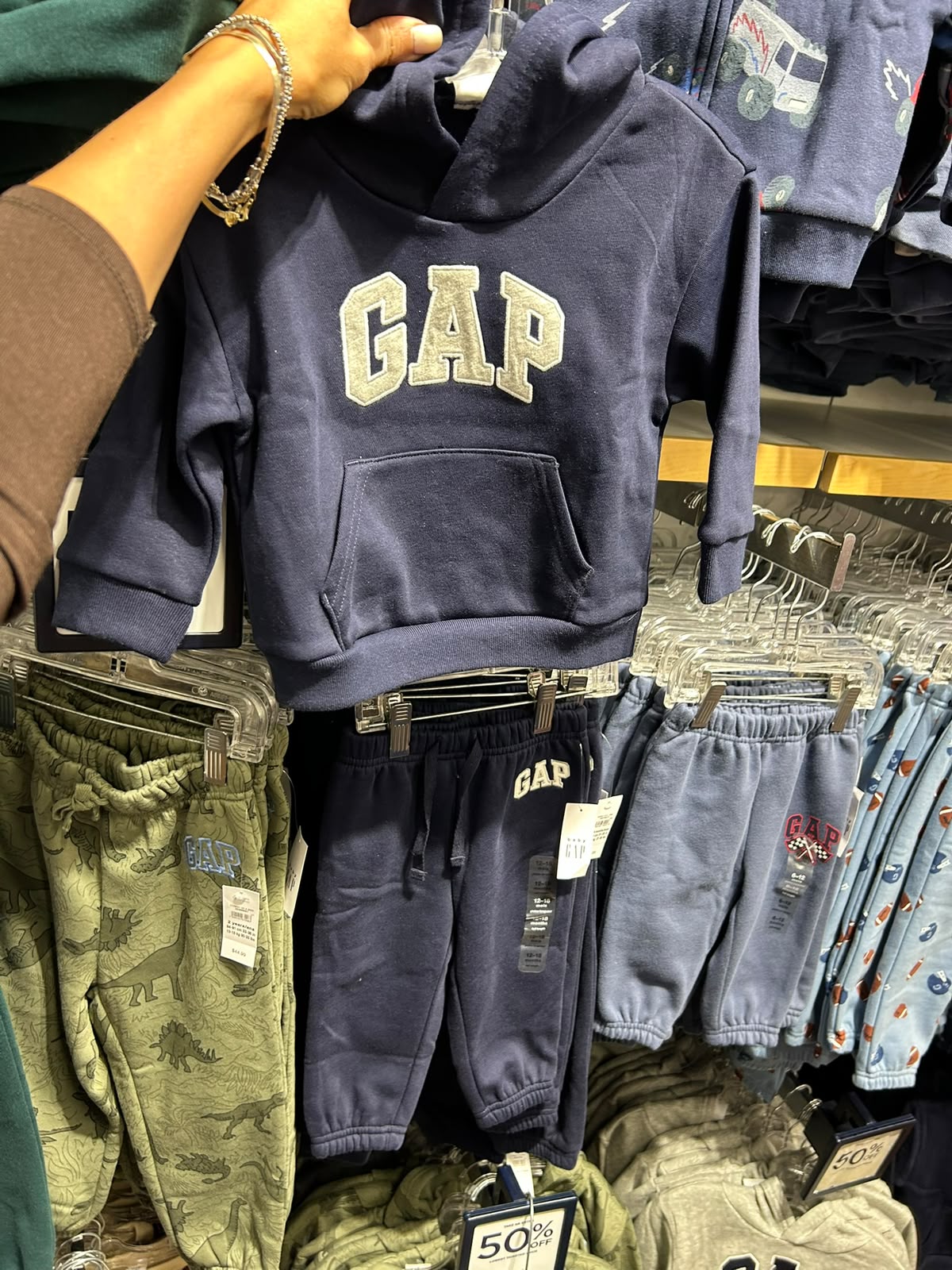Gap Baby & Toddler VintageSoft Logo Boy Hoodie - Tapestry Navy