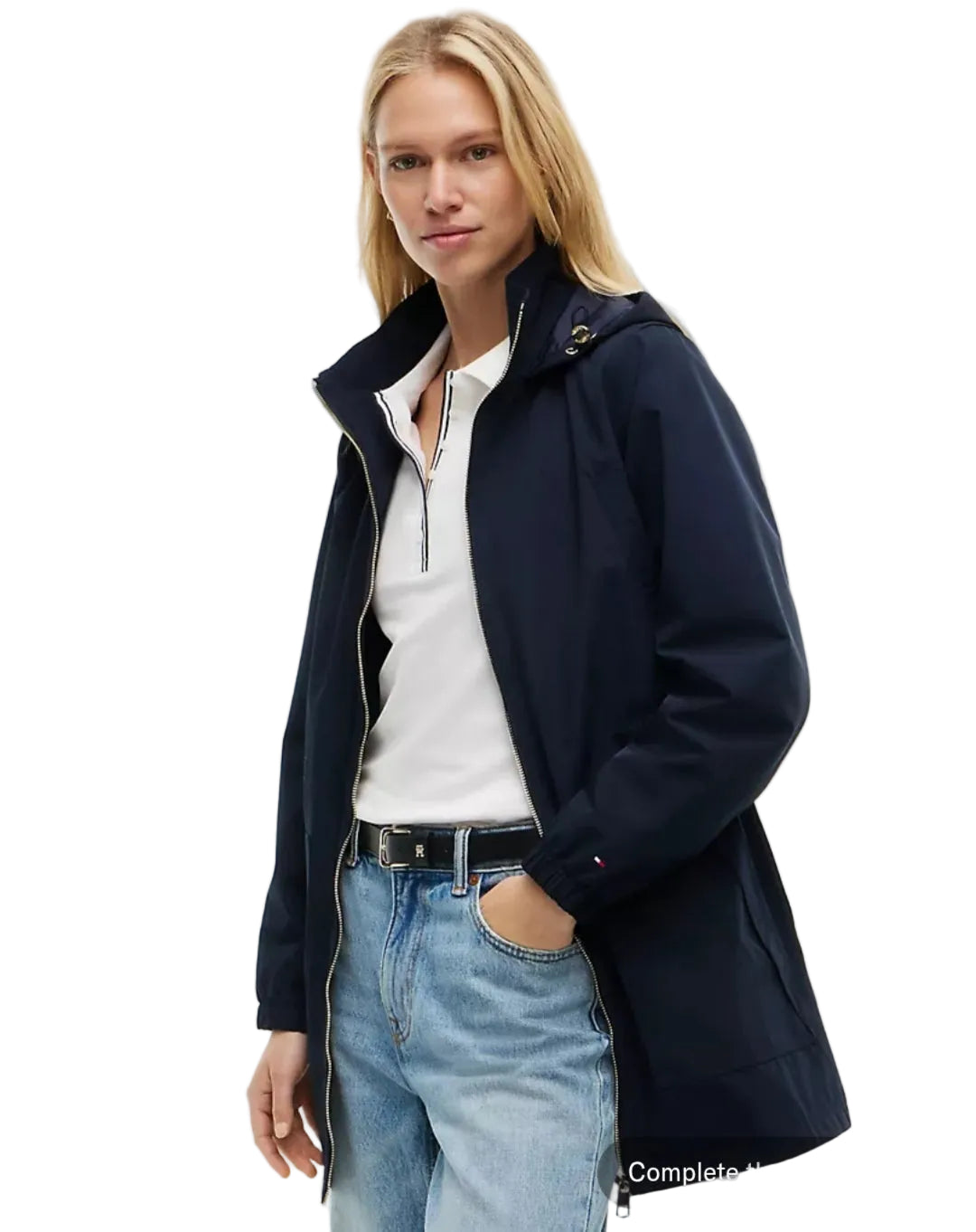 Hooded Storm women Jacket - Navy Blue