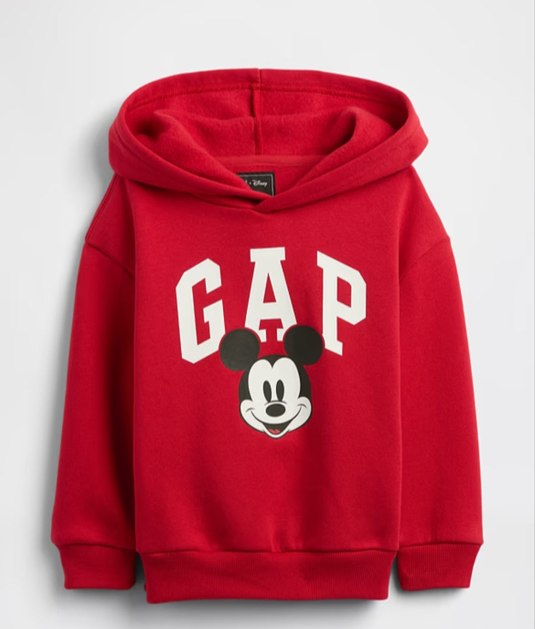 Gap babyGap Relaxed Print Logo Boy Hoodie - Modern Red