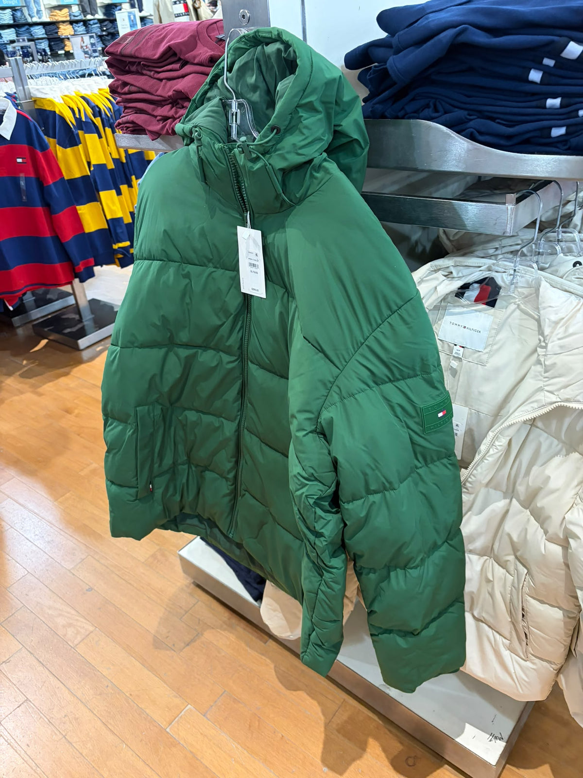 Tommy Waterproof Puffer Men Jacket - Deep Evergreen