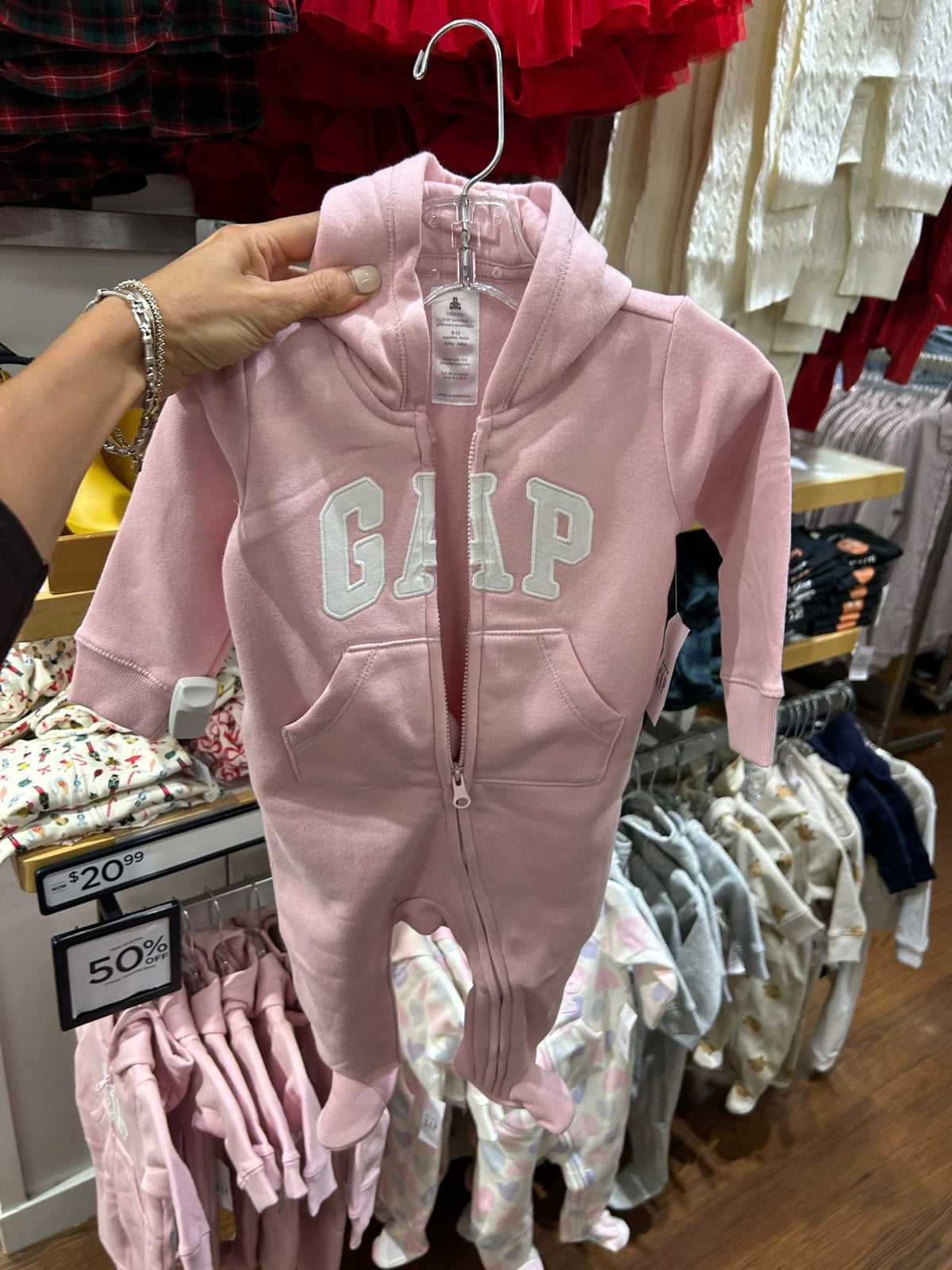 Gap Baby Gap Logo Boys and Girls One-Piece - Pure Pink