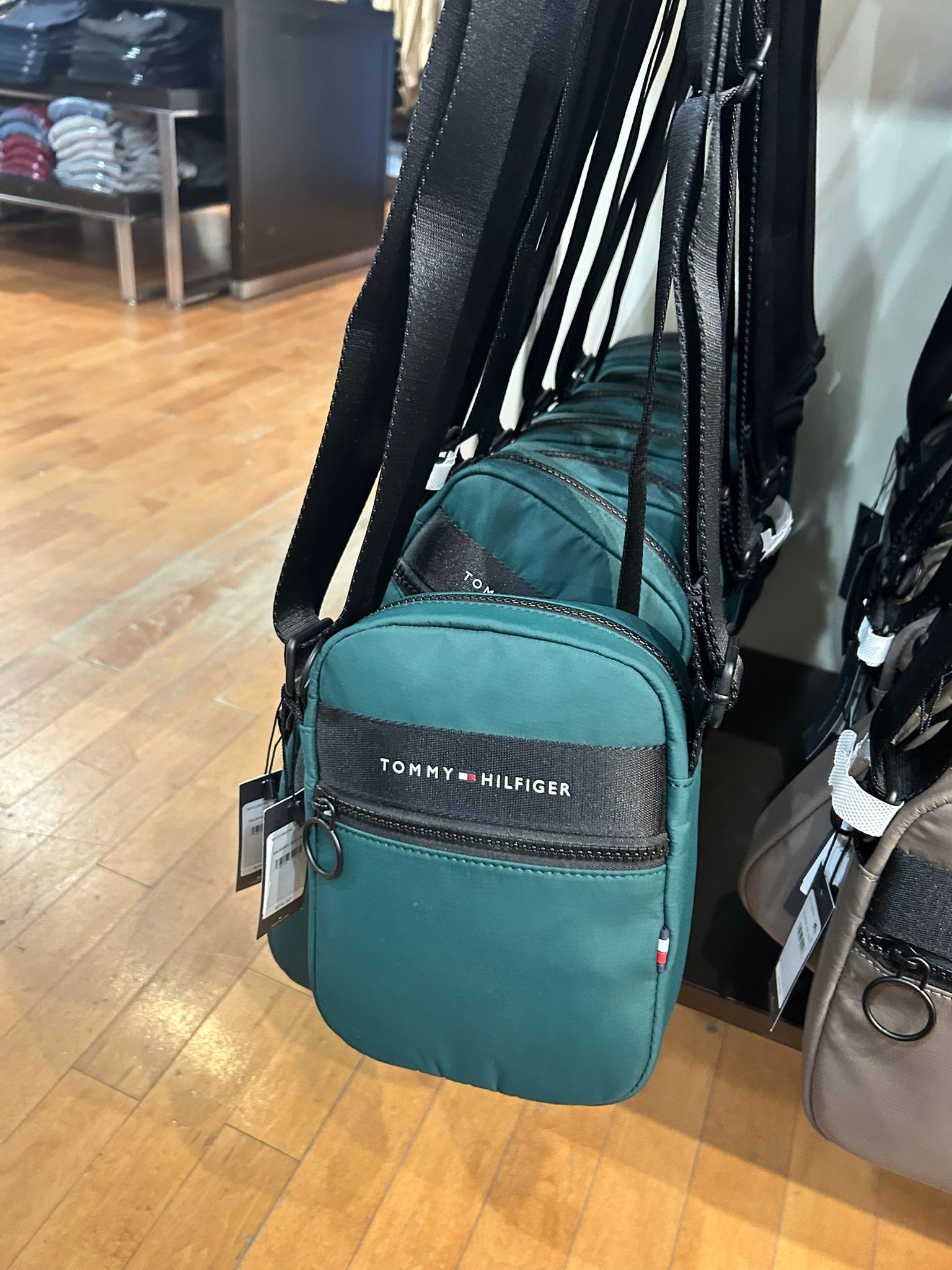 Mens' Tommy Logo Mini Reporter Bag