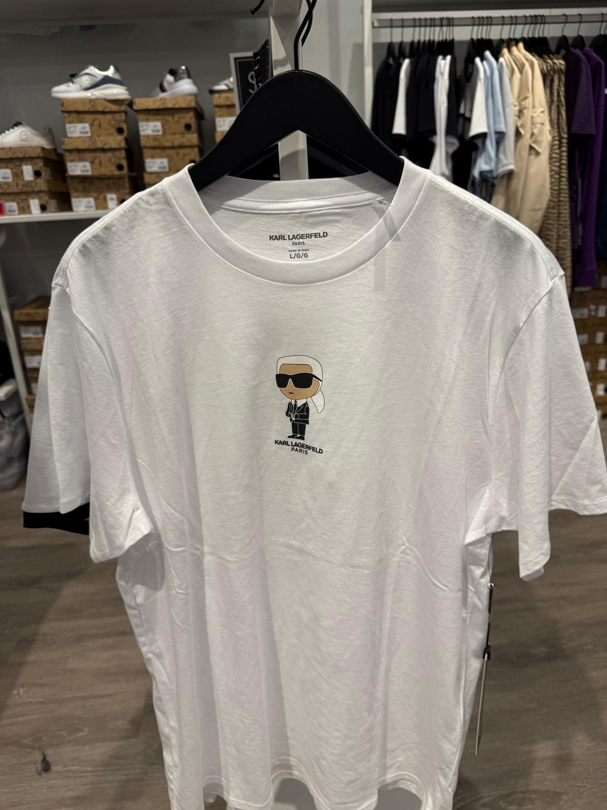 KARL LAGERFELD Paris Mens' MINI SUITED KARL LOGO TEE
