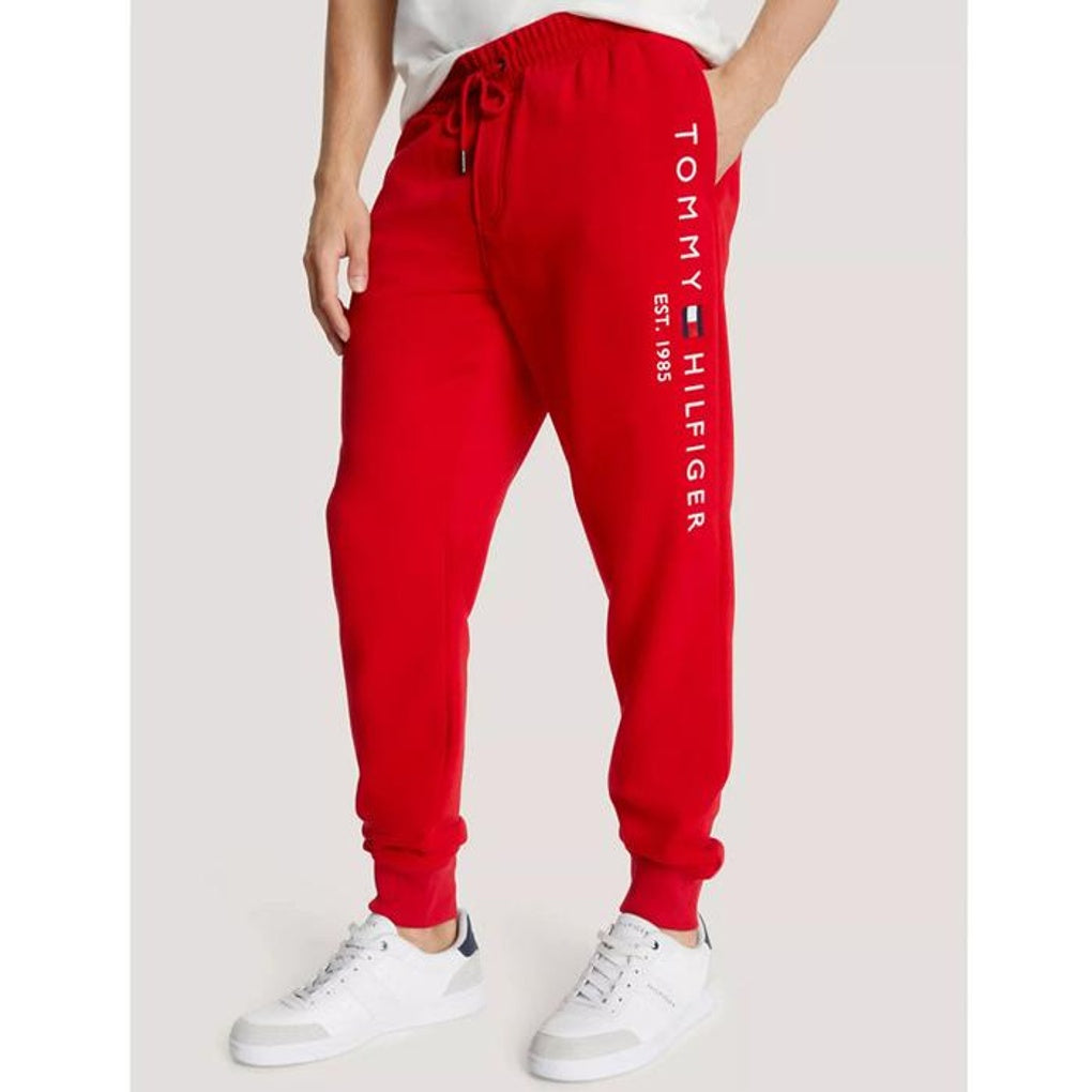 TOMMY MEN Embroidery Logo Cuffed Joggers