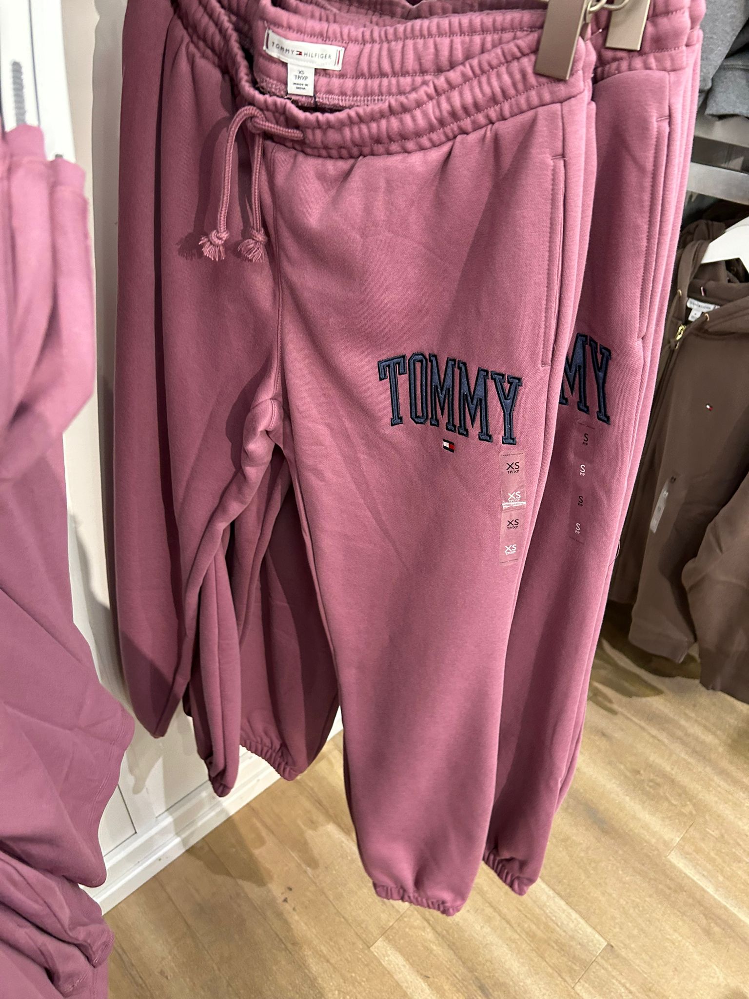Tommy Womens' Varsity Tommy Logo Sweatpant/ Misty Plum