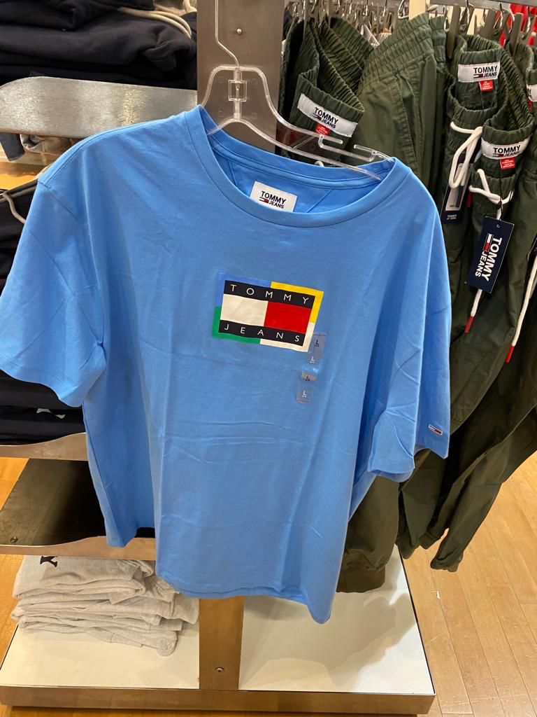 MENS' Tommy Jeans Multicolor Flag Tee