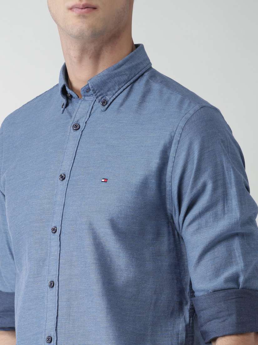 Tommy Hilfiger Men Casual Cotton Shirt