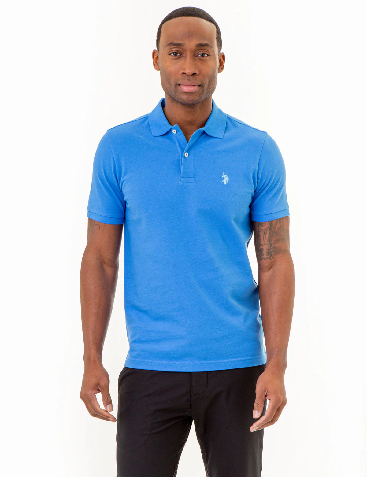 POLO SLIM FIT SOLID PIQUE SHIRT