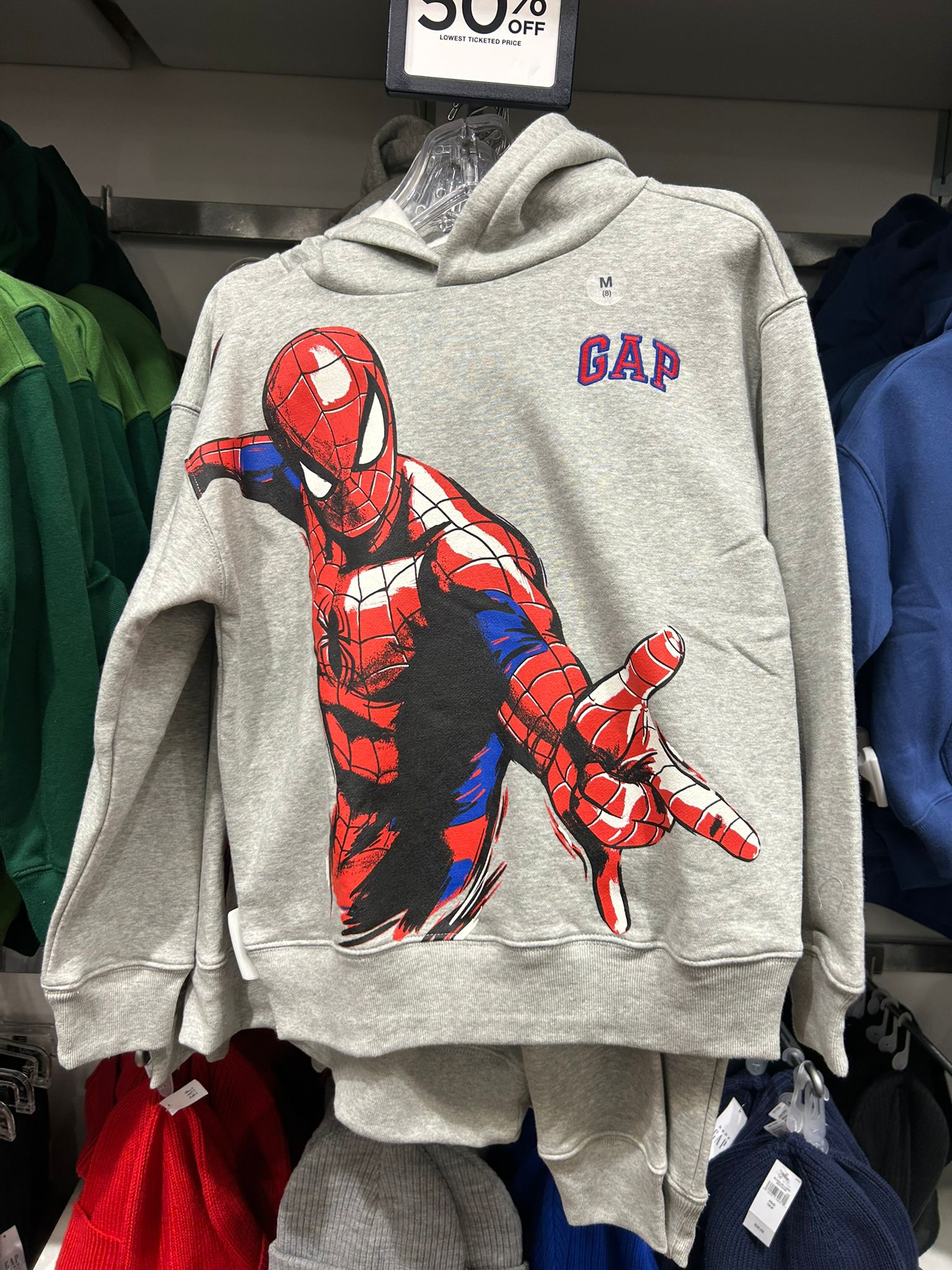 GapBoys | Marvel Spider-Man Relaxed Graphic Hoodie