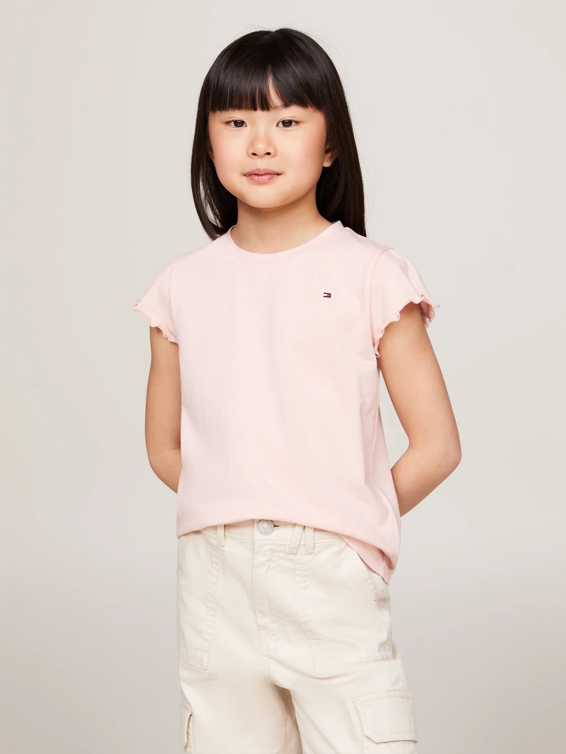Tommy Hilfiger Kids' Ruffle-Sleeve Top - Pink