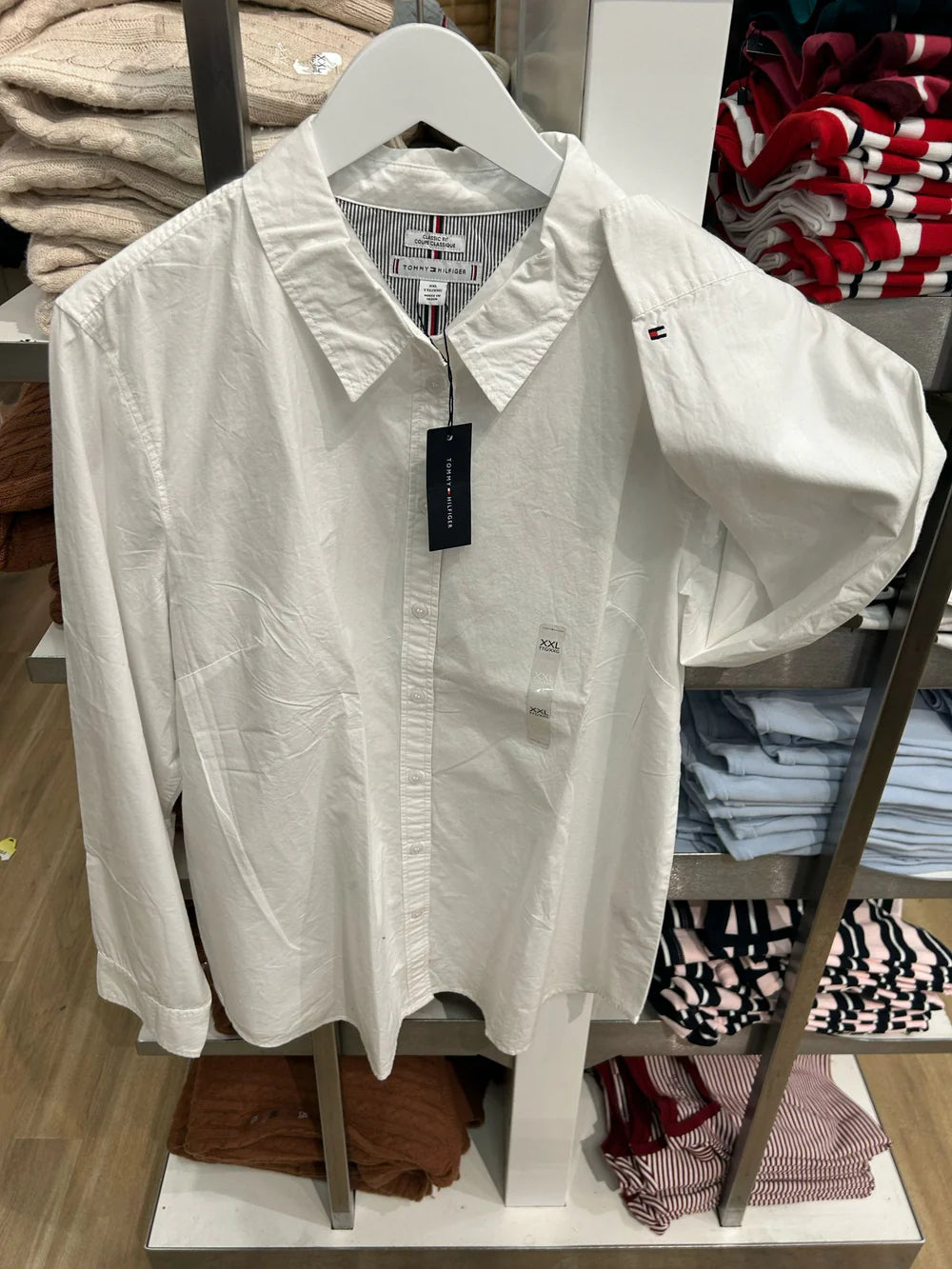 Womens' Tommy Adaptive Poplin Shirt