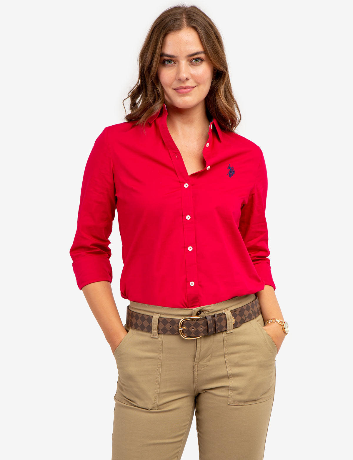 Ralph Lauren Smooth elastic POPLIN shirt