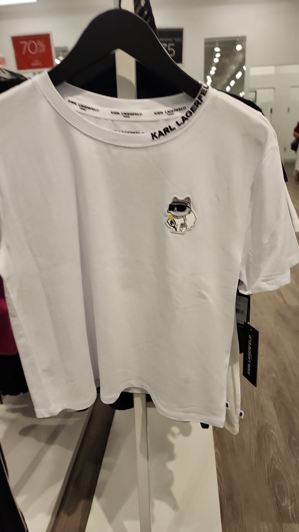 Karl Lagerfeld Paris Womens' MINI KARL LOGO TEE