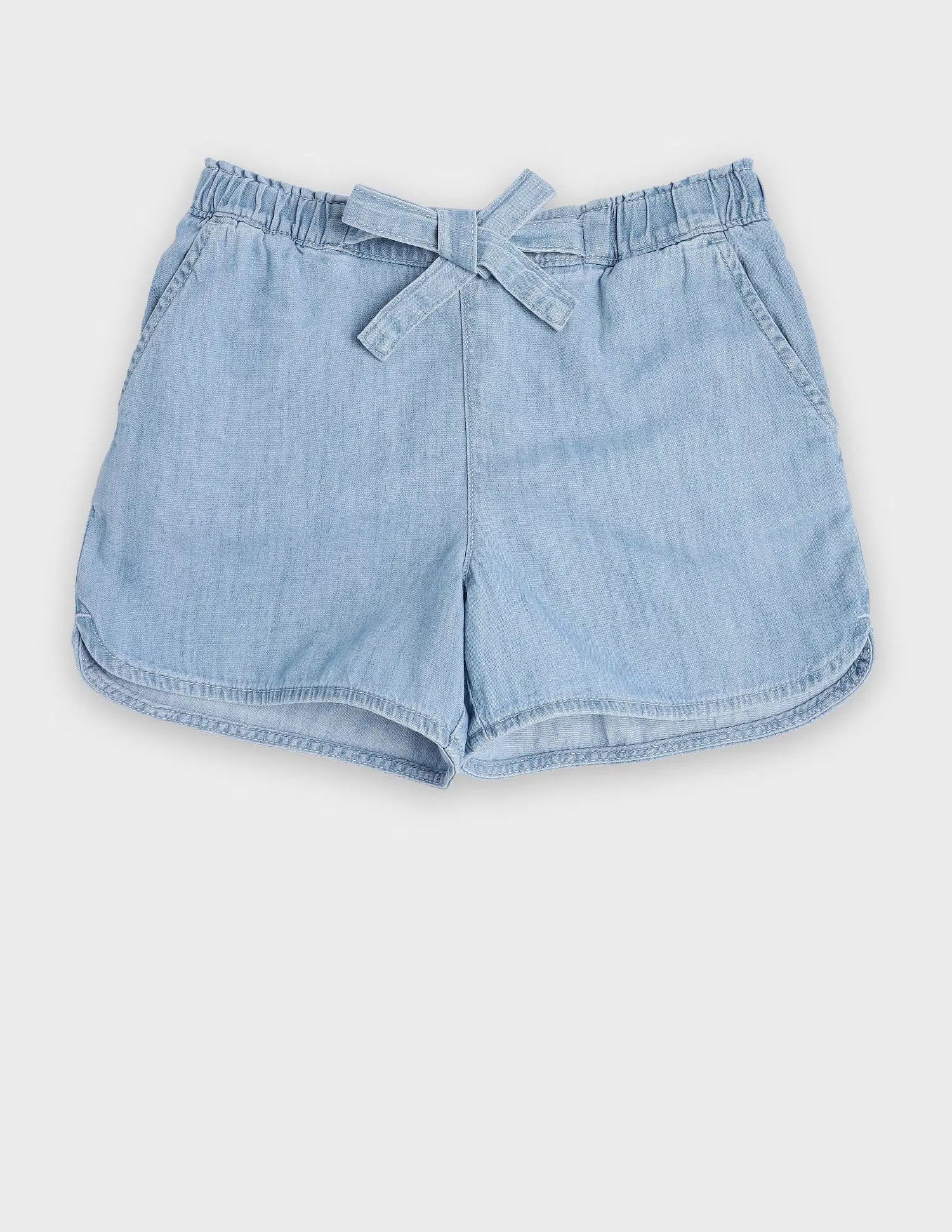 Girls' Tommy Girls Solid Regular Fit Shorts