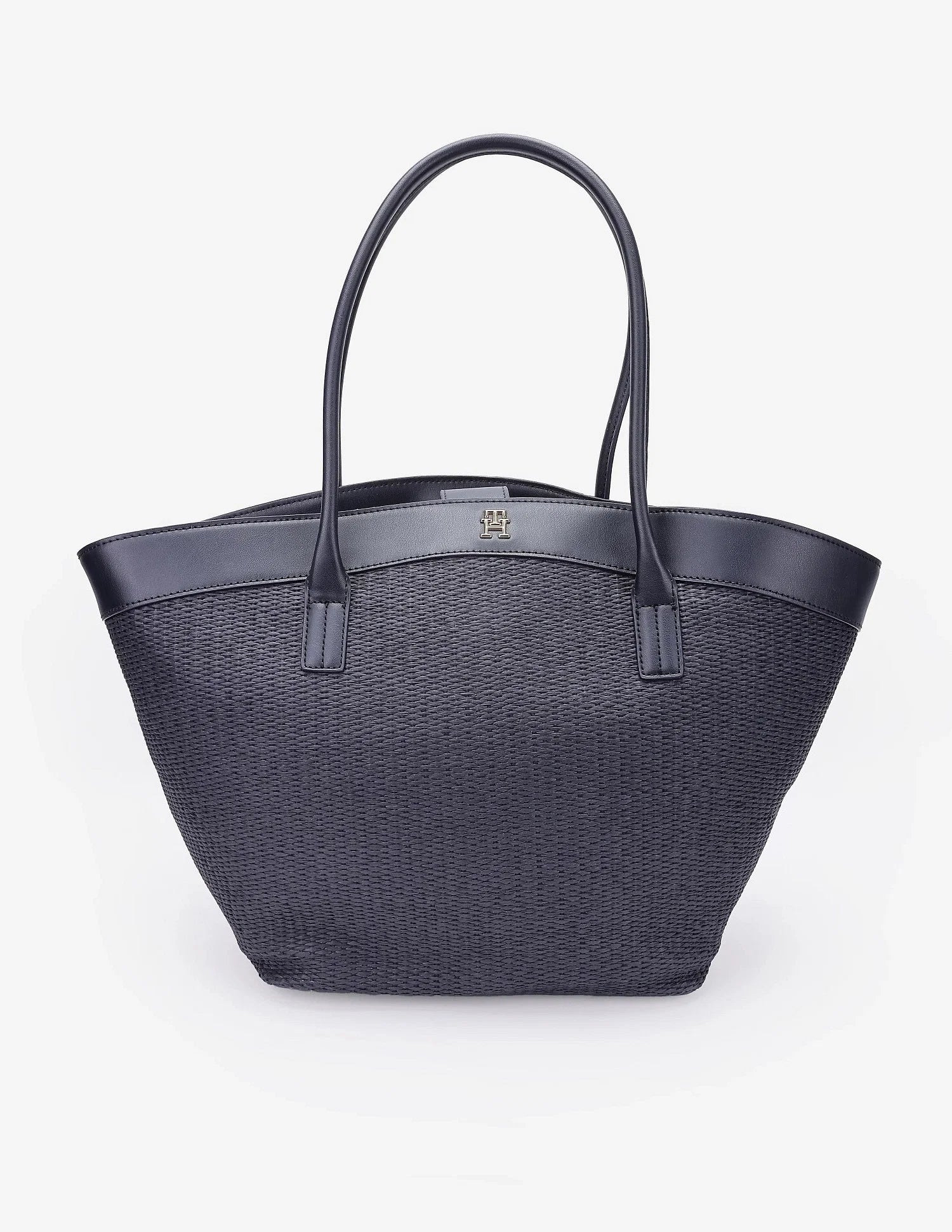 Tommy Hilfiger Texture Blue Polypropylene Tote Bag