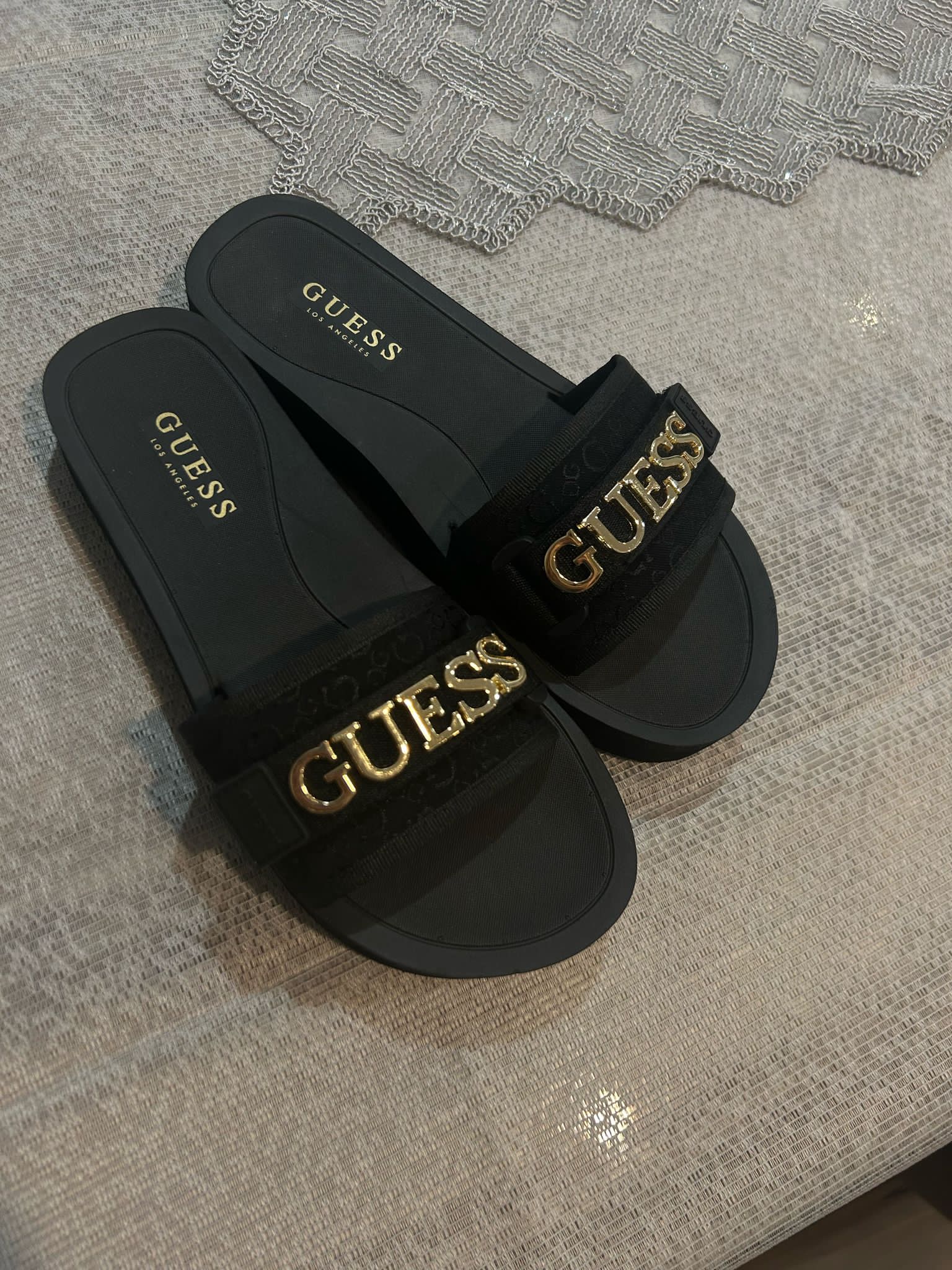 Guess Women Peers Logo Slide Sandals
