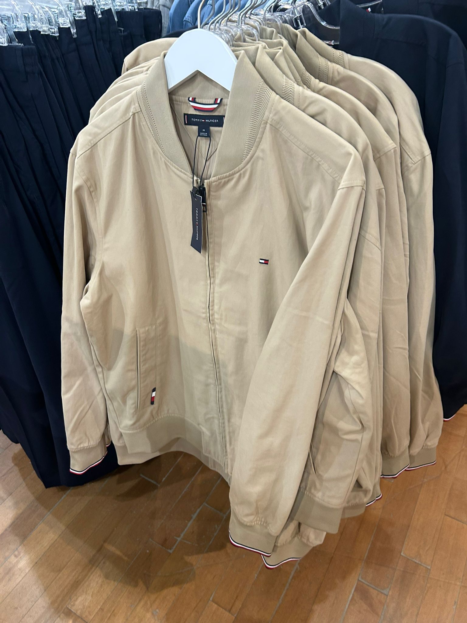 Tommy Mens' Lightweight Twill Bomber Jacket