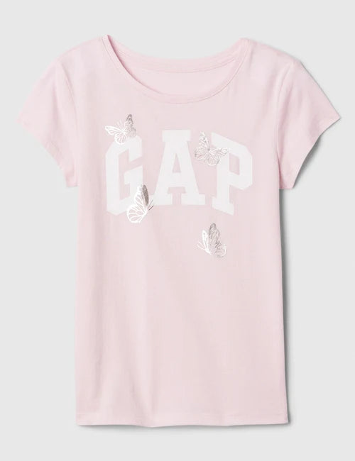 GAP Girls Graphic T-Shirt / Light Peony