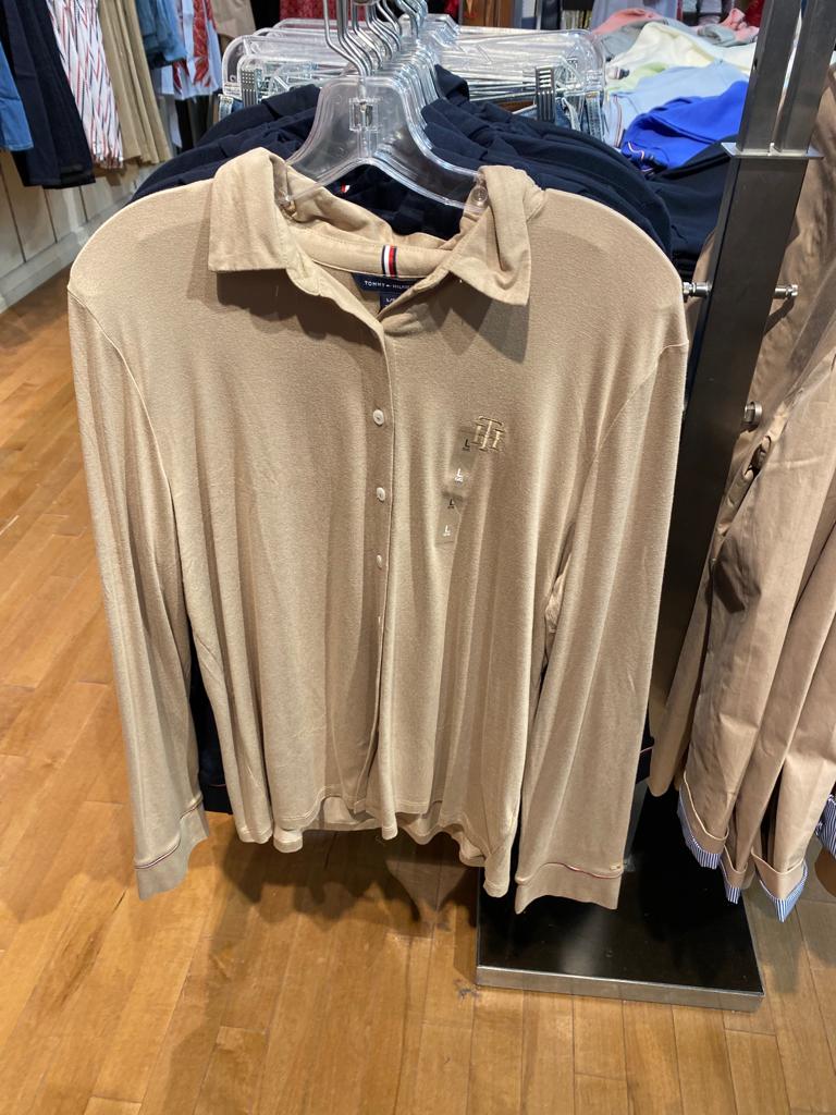 Women's Tommy Hilfiger Monogram Regular Fit Jersey Shirts