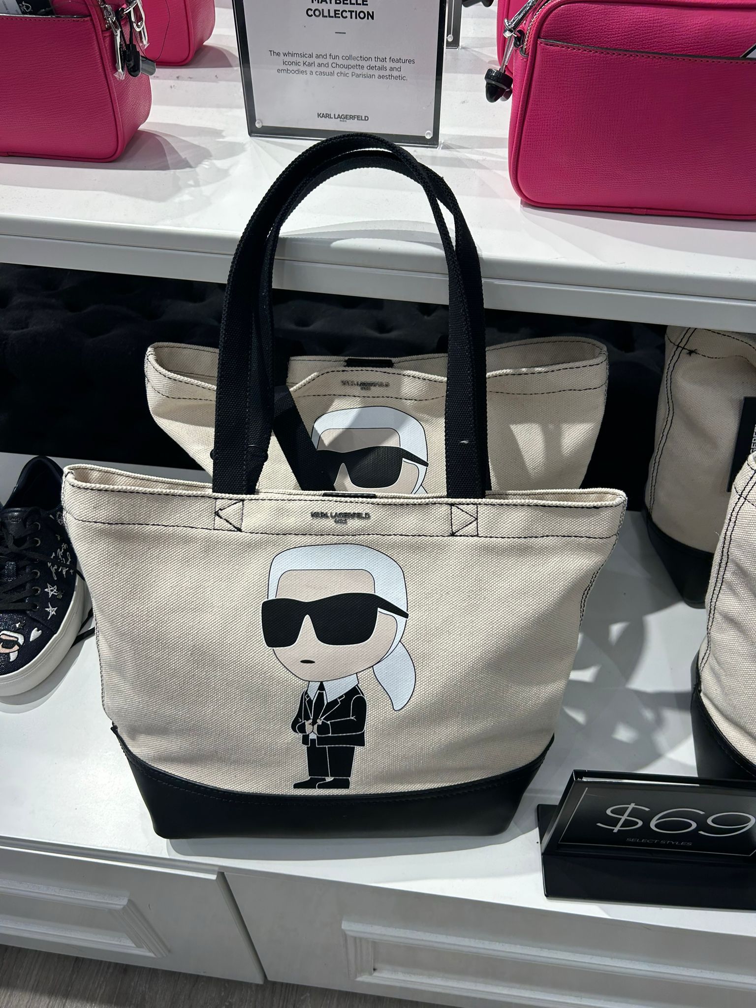 Womens' Karl Lagerfeld Paris CANNES EAST WEST TOTE