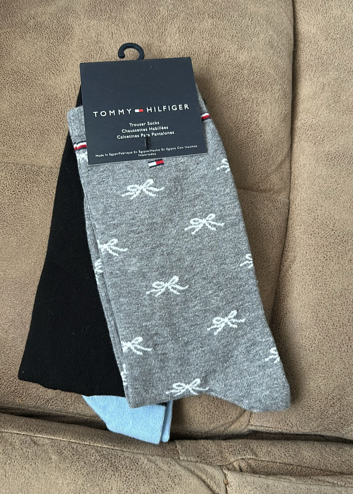 Tommy Hilfiger MENS' Pack Of 2 Patterned Shoe Liner Socks
