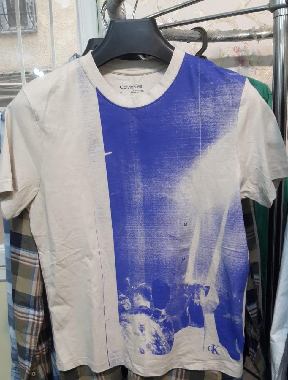 MENS' CALVIN KLEIN Logo Street Graphic Classic T-Shirt
