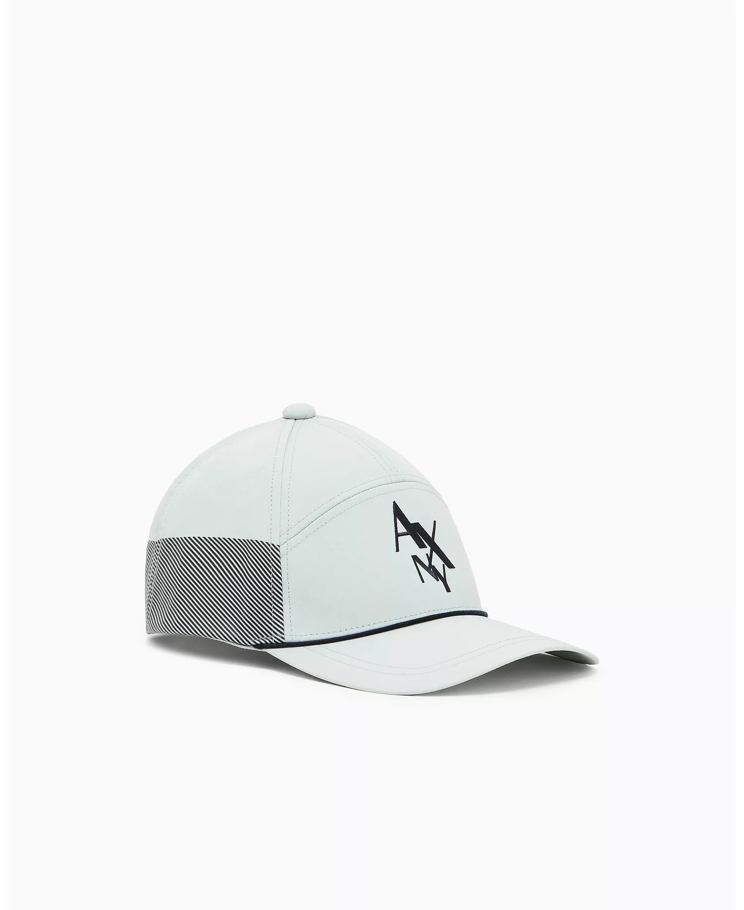 Men's Armani Exchange NY Logo Visor Hat- Aqua Grey